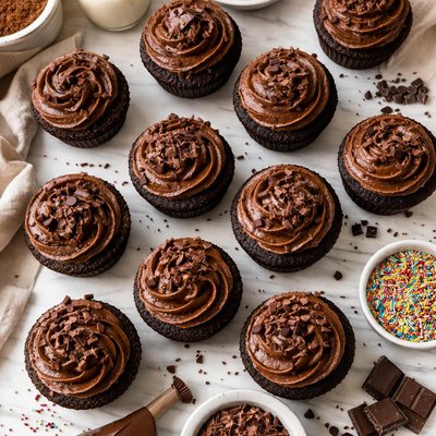 Image of Devils Food Cupcakes