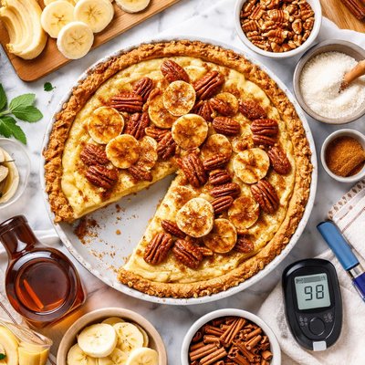 Image of Diabetic Banana Pecan Pie