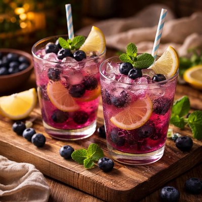 Image of Diabetic Blueberry Fizz
