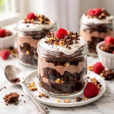 Image of Diabetic Brownies in a Jar