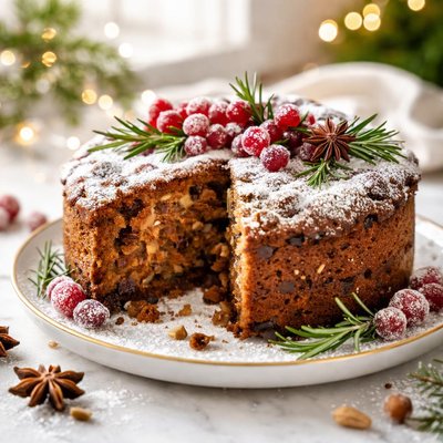 Image of Diabetic Christmas Cake