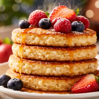 Image of Diabetic Cottage Cheese Pancakes