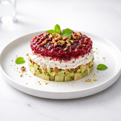 Image of Diabetic Cranberry Layer Salad