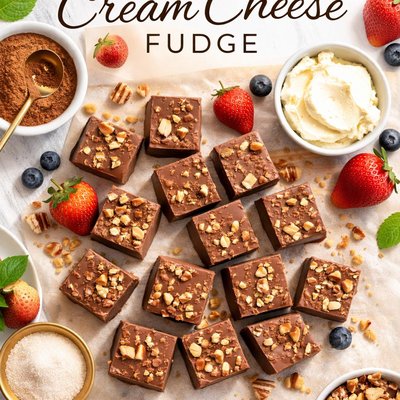 Image of Diabetic Cream Cheese Fudge