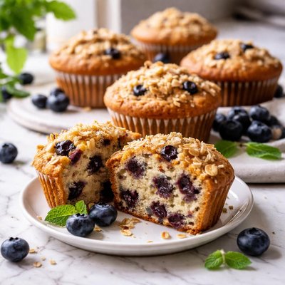 Image of Diabetic Friendly Blueberry Muffins