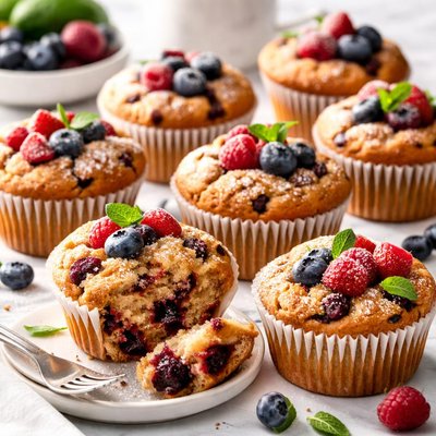 Image of Diabetic Fruit Muffins