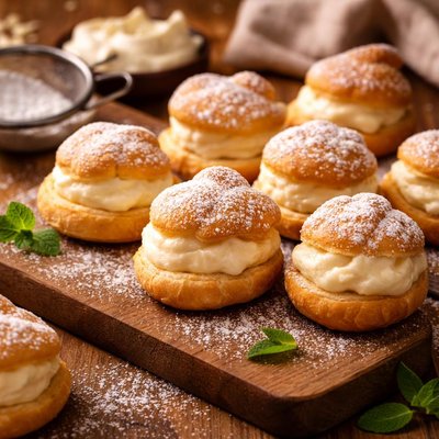 Image of Diabetic Mini Cream Puffs