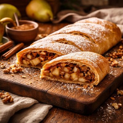 Image of Diabetic Pear Strudel