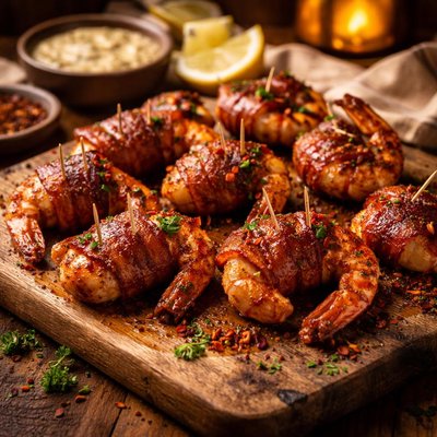 Image of Diablo Shrimp Bacon Wrap