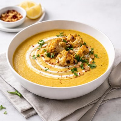 Image of Diana Sturgis Curried Cauliflower Leek Soup