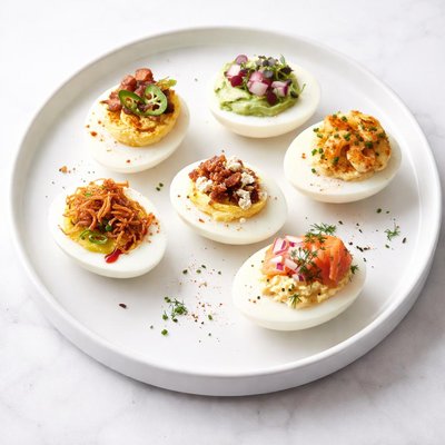 Image of Different Deviled Eggs