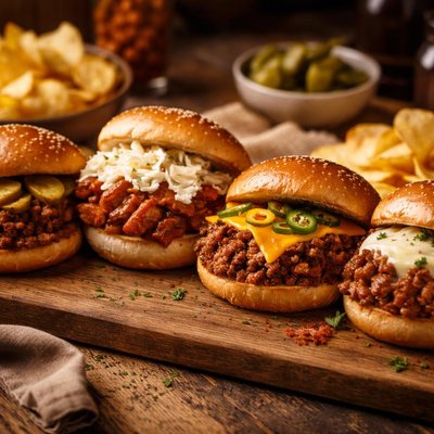 Image of Different Sloppy Joes