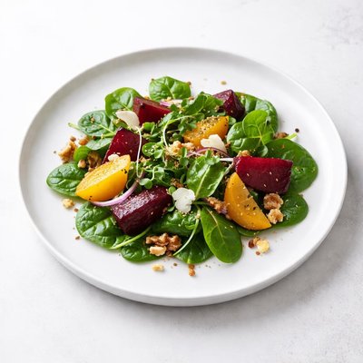 Image of Different Spinach Beet Salad