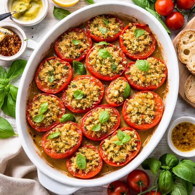 Image of Dijon Baked Tomatoes