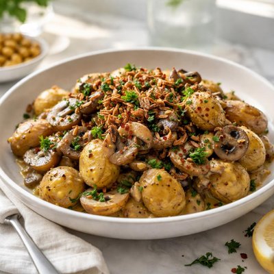 Image of Dijon Mushroom Potatoes