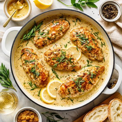 Image of Dijon Tarragon Cream Chicken