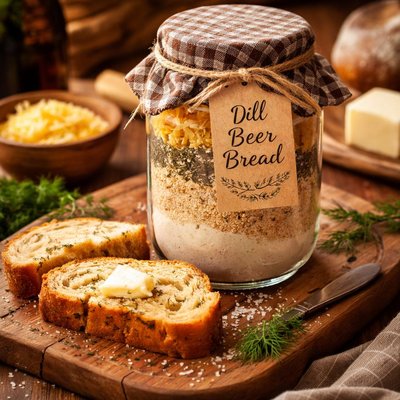 Image of Dill Beer Bread Gift in a Jar