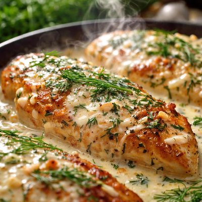 Image of Dill Chicken with Cream Sauce