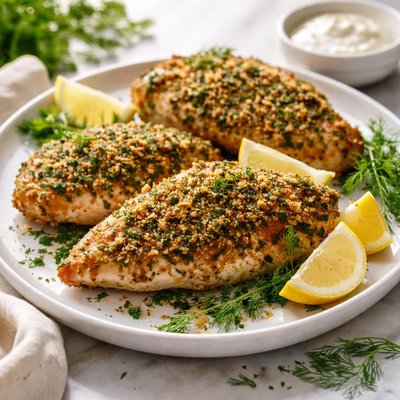 Image of Whole30 Dill Crusted Chicken