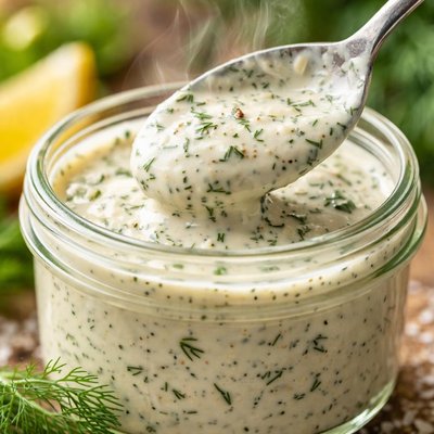 Image of Dill Parmesan Salad Dressing