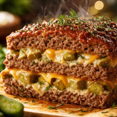 Image of Dill Pickle Layered Meatloaf