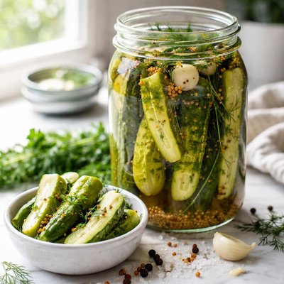 Image of Dill Refrigerator Pickles