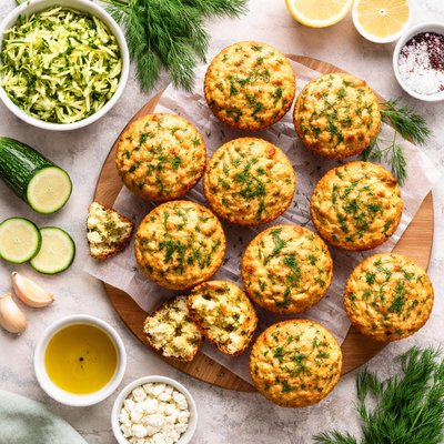 Image of Dill Zucchini Muffins