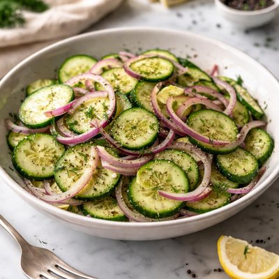 Image of Dilled Cucumber and Onions