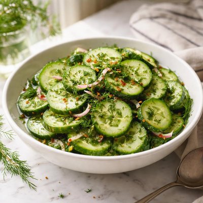 Image of Dilled Cucumbers Finnish Recipe