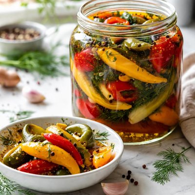 Image of Dilled Pickled Peppers