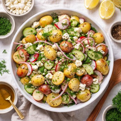 Image of Dilled Potato Salad with Feta