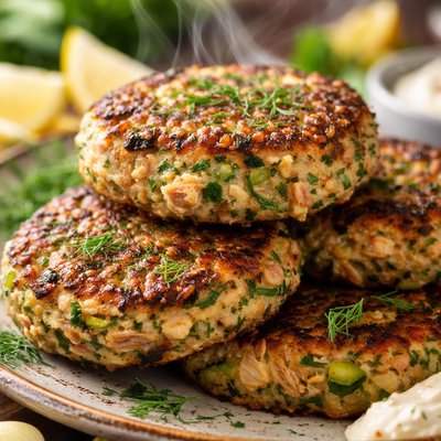 Image of Dilly Tuna Zucchini Patties