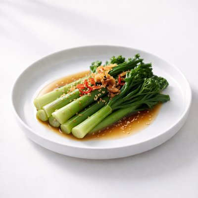 Image of Dim Sum Style Gai Lan Chinese Broccoli