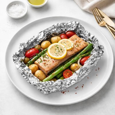 Image of Dinner in Foil