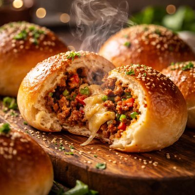 Image of Dinner Stuffed Bread Buns