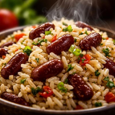 Image of Diri Et Pois Coles Rice with Kidney Beans