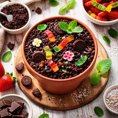 Image of Dirt in a Flowerpot