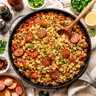 Image of Dirty Rice with Smoked Sausage