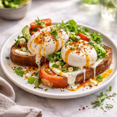 Image of Dizzy Poached Eggs