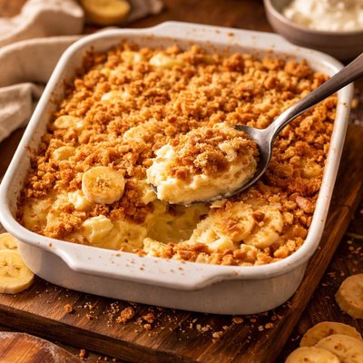 Image of Doctored Up Vanilla Pudding Casserole