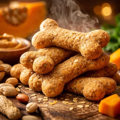 Image of Dog Biscuits Peanut Butter and Pumpkin