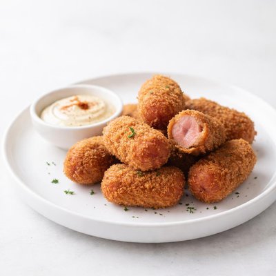 Image of Dollar Store Breaded and Fried Mini Vienna Sausages