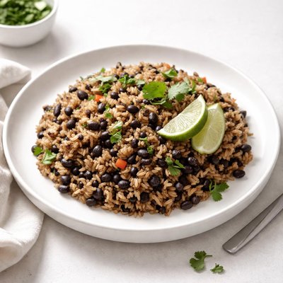 Image of Dominican Moro De Habichuelas Negras Rice and Beans