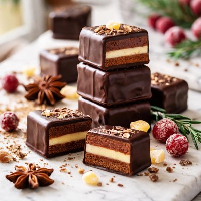 Image of Dominosteine Layered Gingerbreads