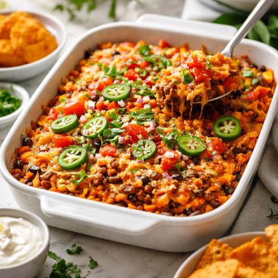 Image of Dorito Mexican Casserole