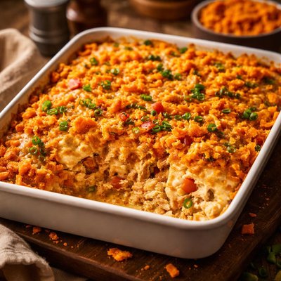 Image of Dorito Rotel Chicken Casserole
