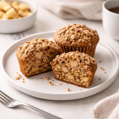 Image of Double Apple Bran Muffins Cooking Light