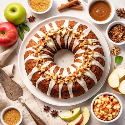 Image of Double Apple Bundt Cake