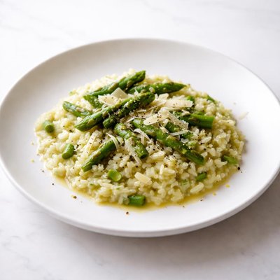 Image of Double Asparagus Risotto