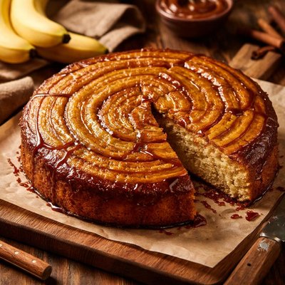 Image of Double Banana Upside Down Cake
